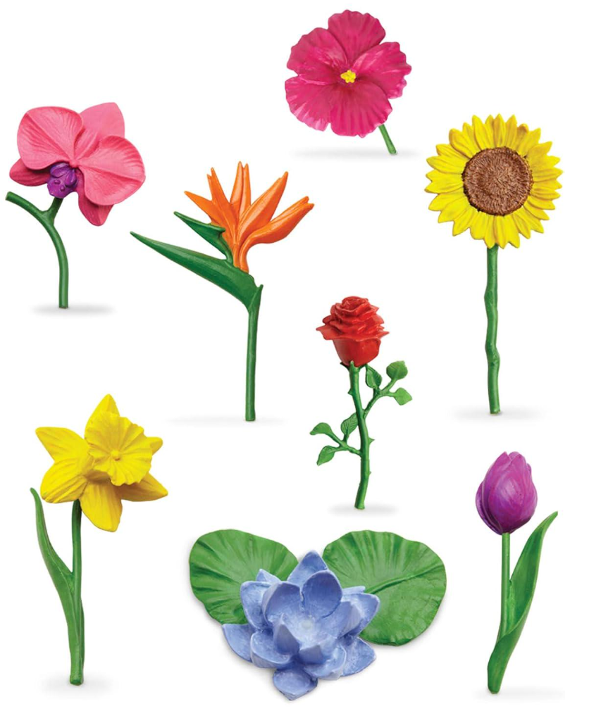 Набор фигурок Safari Ltd Цветы в тубусе (23332856)