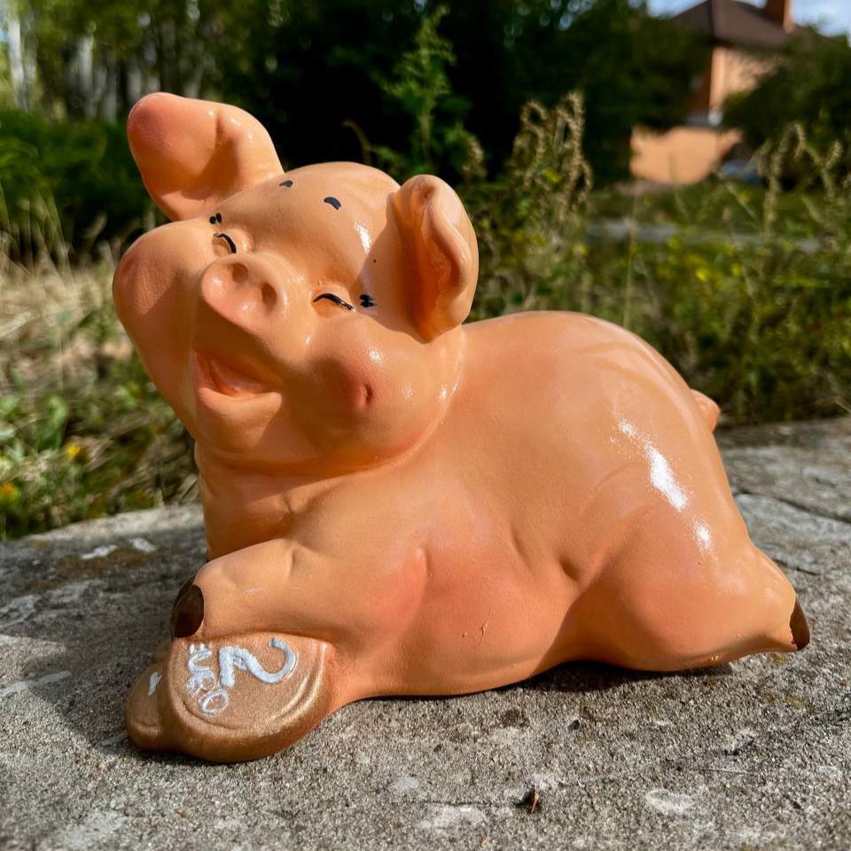 Копилка керамическая Свинка 18x12x17 см (29614598)