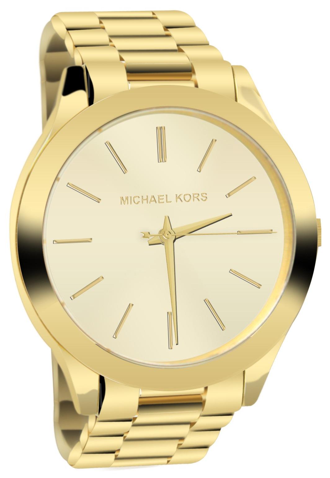 Годинник Michael Kors Slim Runway MK3179 42 мм Gold