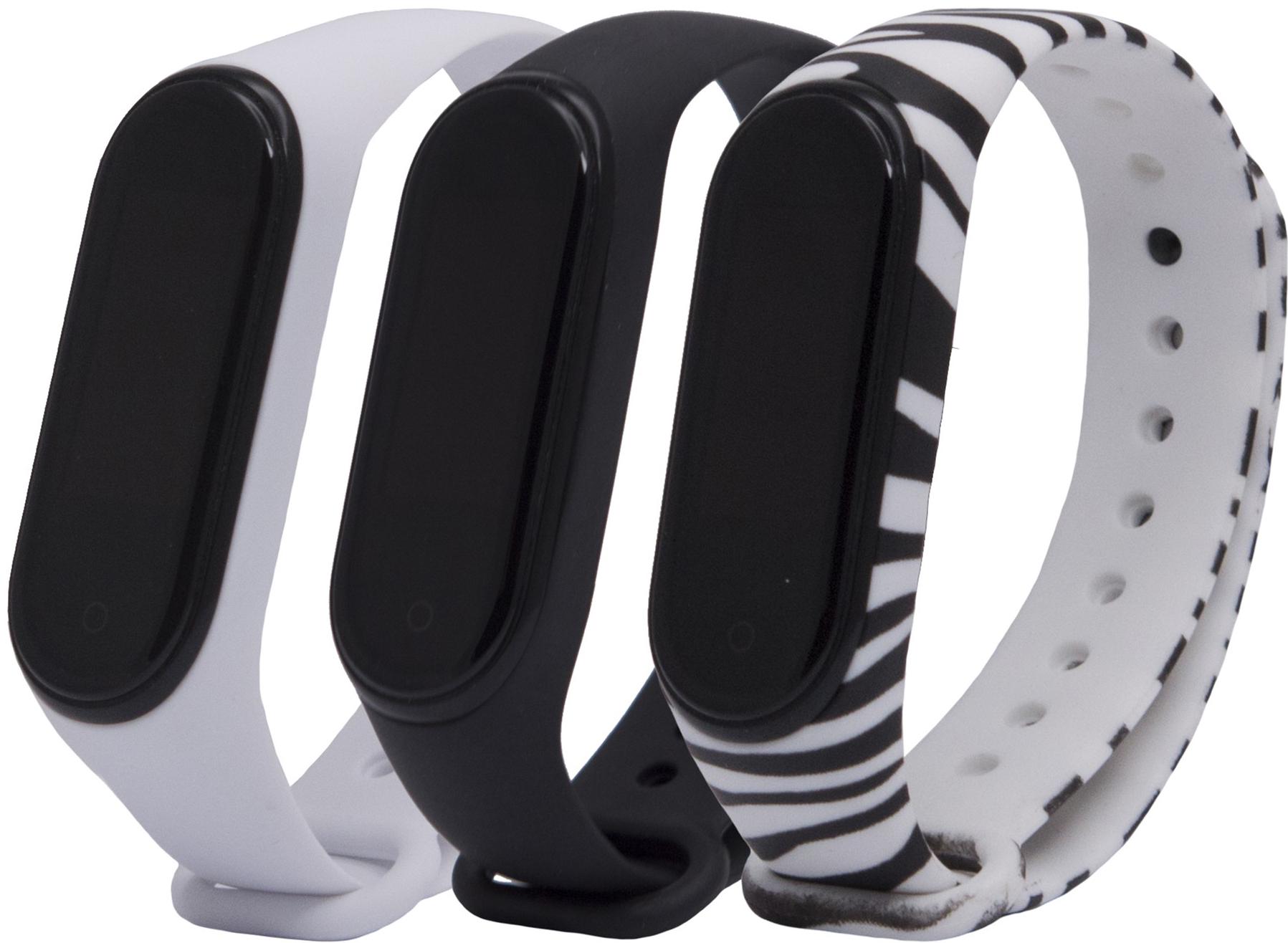 Комплект ремінців MRK для Xiaomi Mi Band 4/3 Wild Zebra