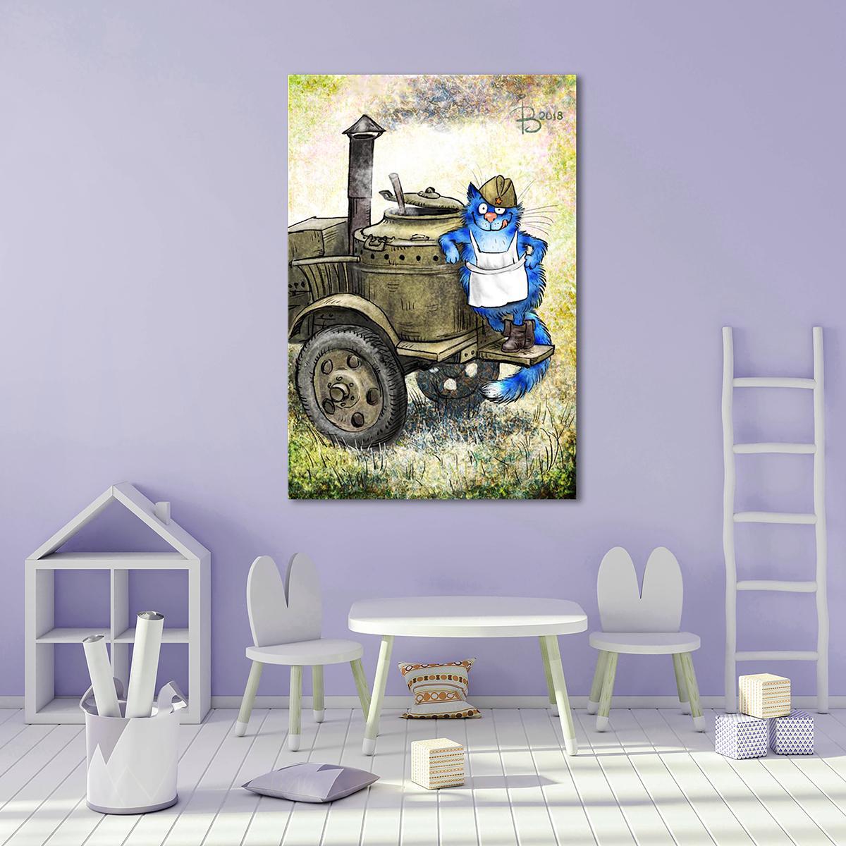 Модульная картина С праздником, служивые! 1 модуль 30х45 см (_rinaz_20181634003)