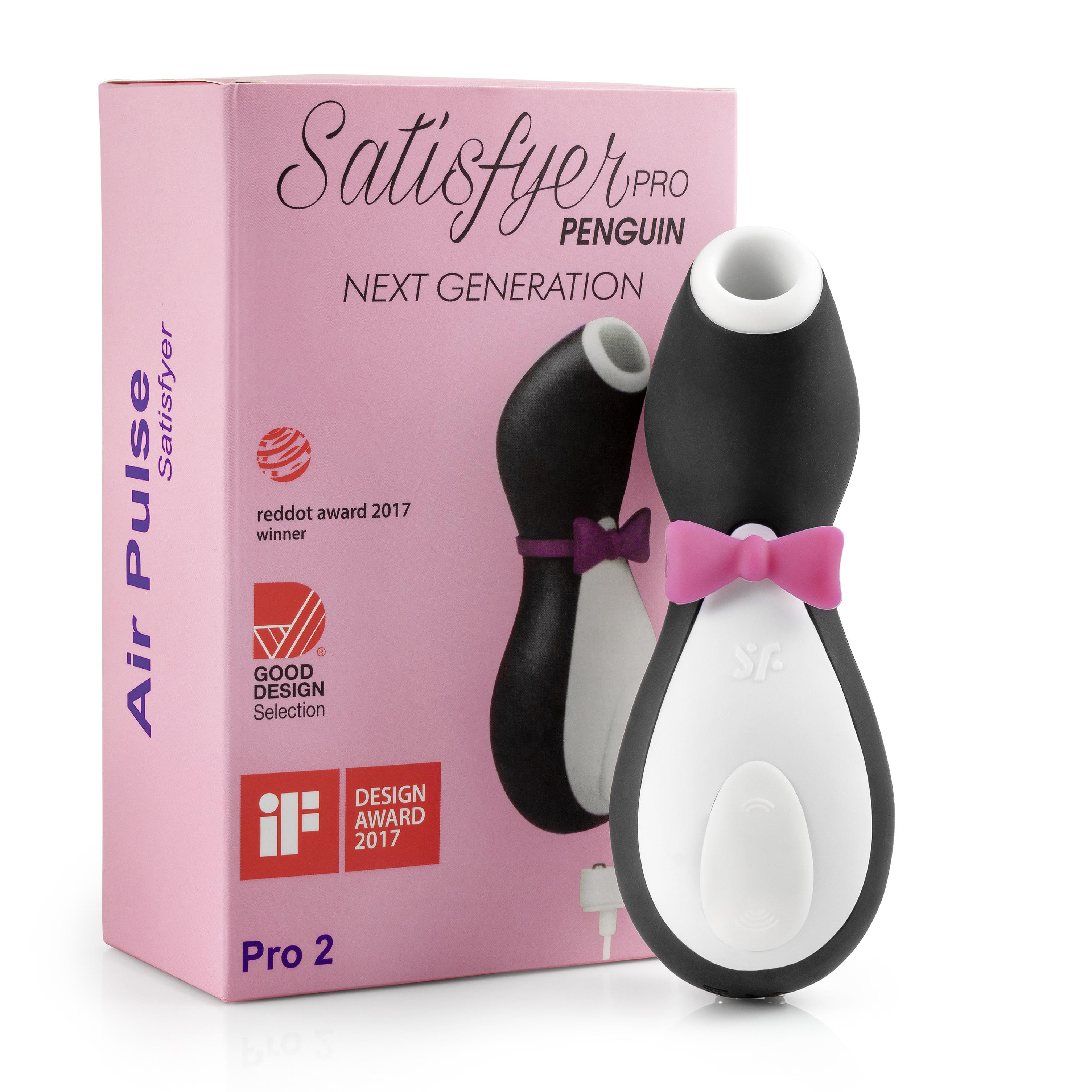 Вібратор вакуумний Satisfyer Pro Penguin Next Generation кліторальний стимулятор (Пінг2)