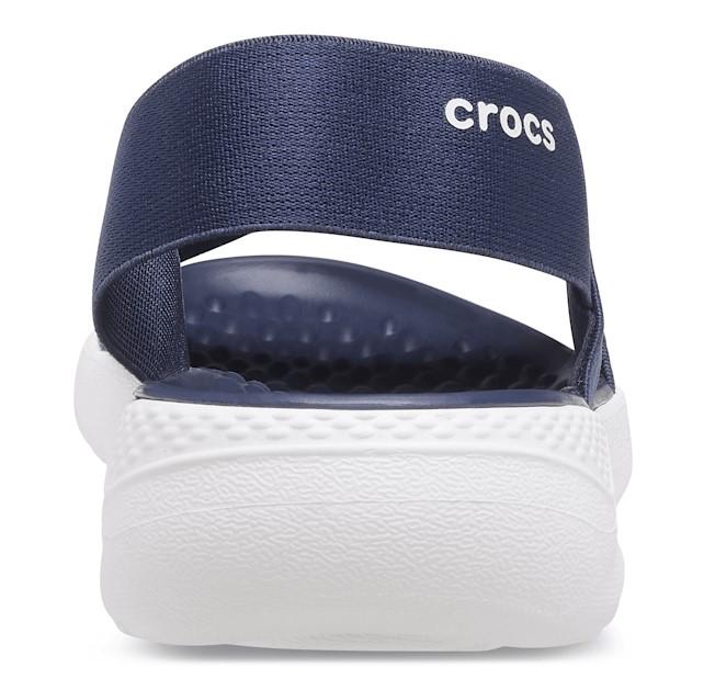 Сандалии Crocs LiteRide Stretch р. W7/EUR 37-38 Navy/White (10995986) - фото 4