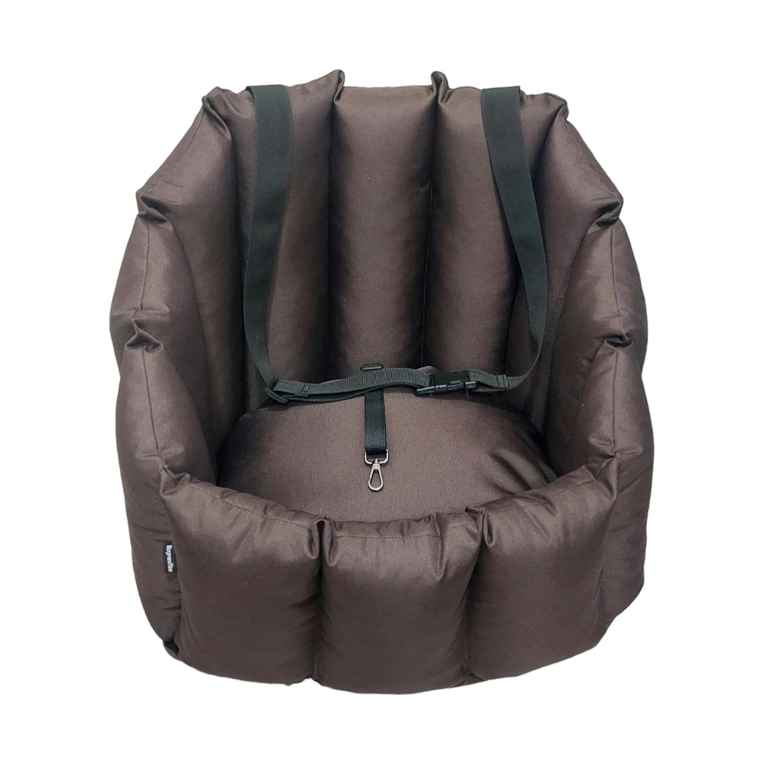 Сумка-переноска для животных Waterproof ткань 50х45 см Темно-коричневый - фото 3