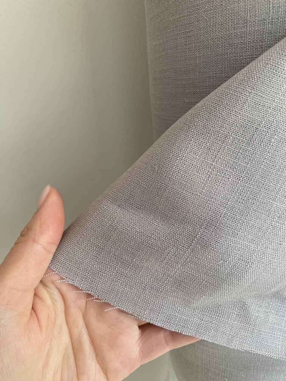 Ткань LINEN PLUS 100% лен 143 см 1292 Светло-серый - фото 7 Ткань LINEN PLUS 100% лен 143 см 1292 Светло-серый - фото 7