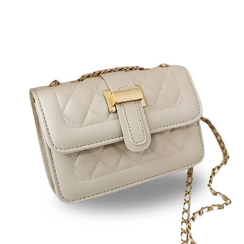 Женская сумка кросс-боди на цепочке 10209 Белый