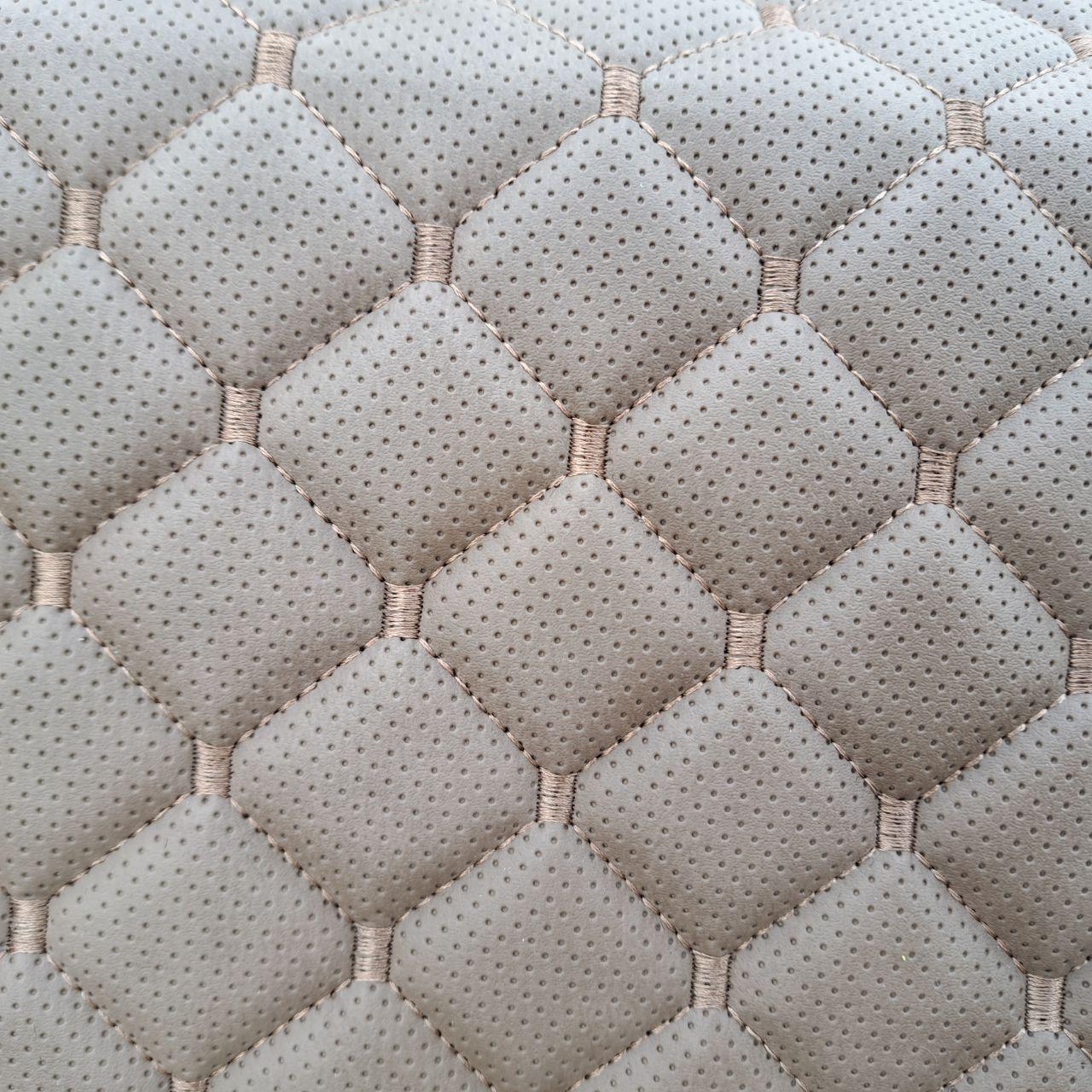 Органайзер автомобильный в багажник с перфорированной эко-кожи S 35x30x30 см Светло-коричневый (08291bf2) - фото 2