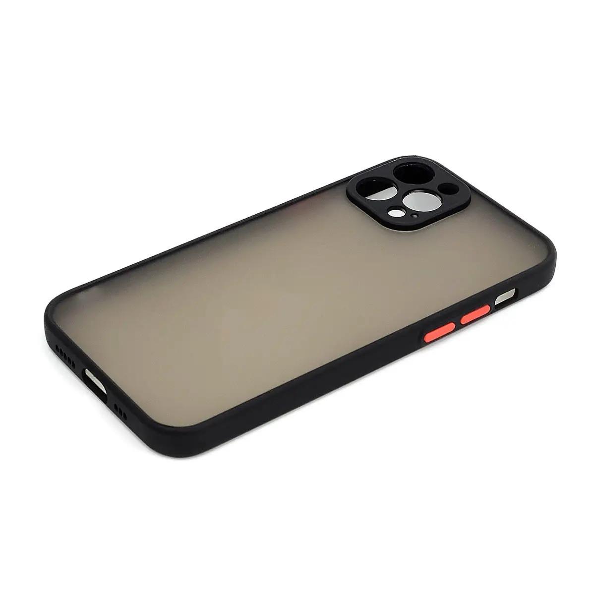 Силиконовый Чехол Накладка Avenger Totu Series Separate Camera Для iPhone 12 Pro Max Black Силиконовый Чехол Накладка Avenger Totu Series Separate Camera Для iPhone 12 Pro Max Black