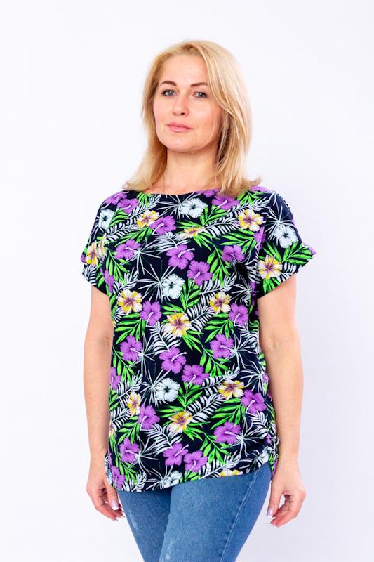 Туніка жіноча Носи своє Квітка р. 46-48 Фіолетовий (8612-005-v17)