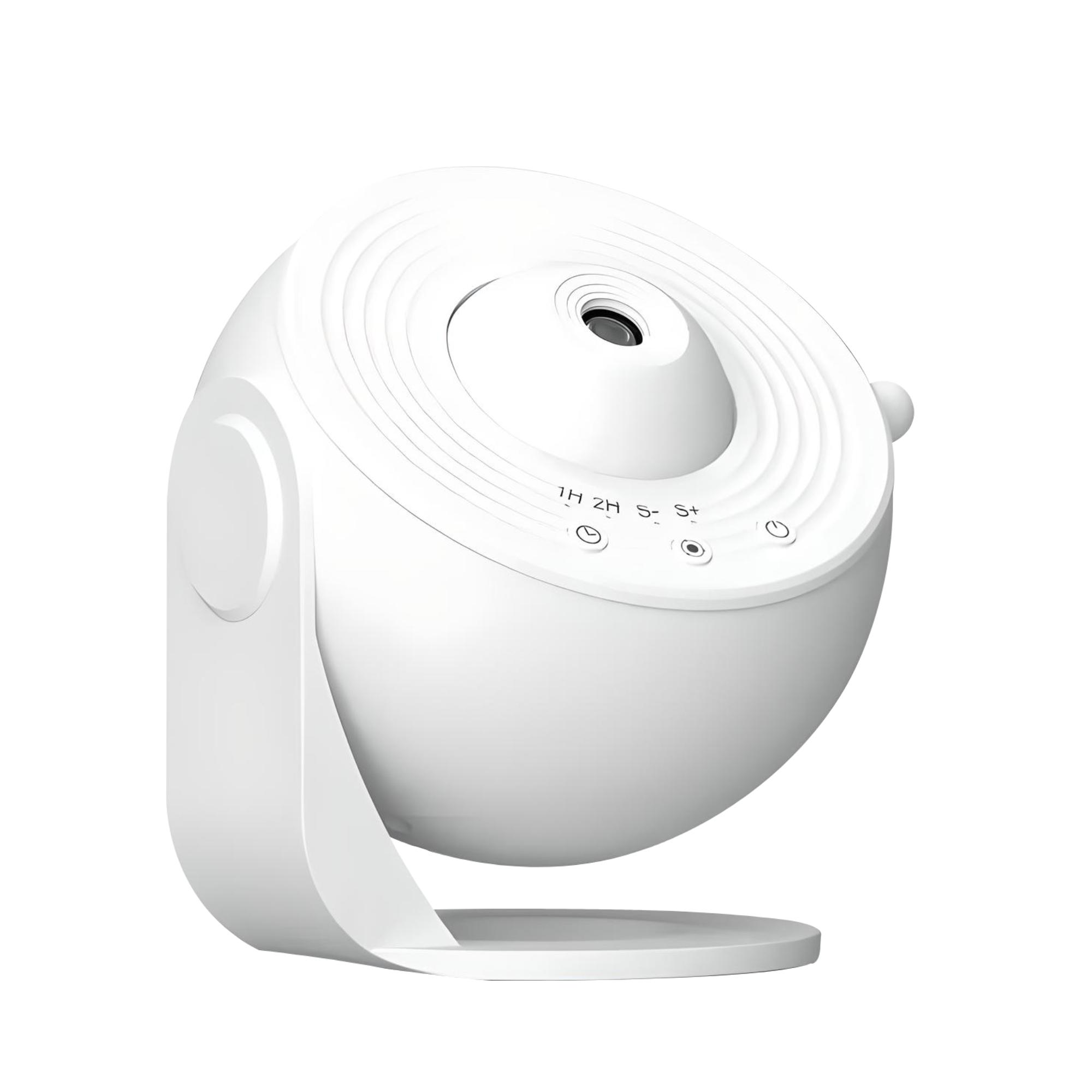 Проектор зоряного неба настільний Planetarium Galaxy 13 галактик 360° Білий (HA-370)