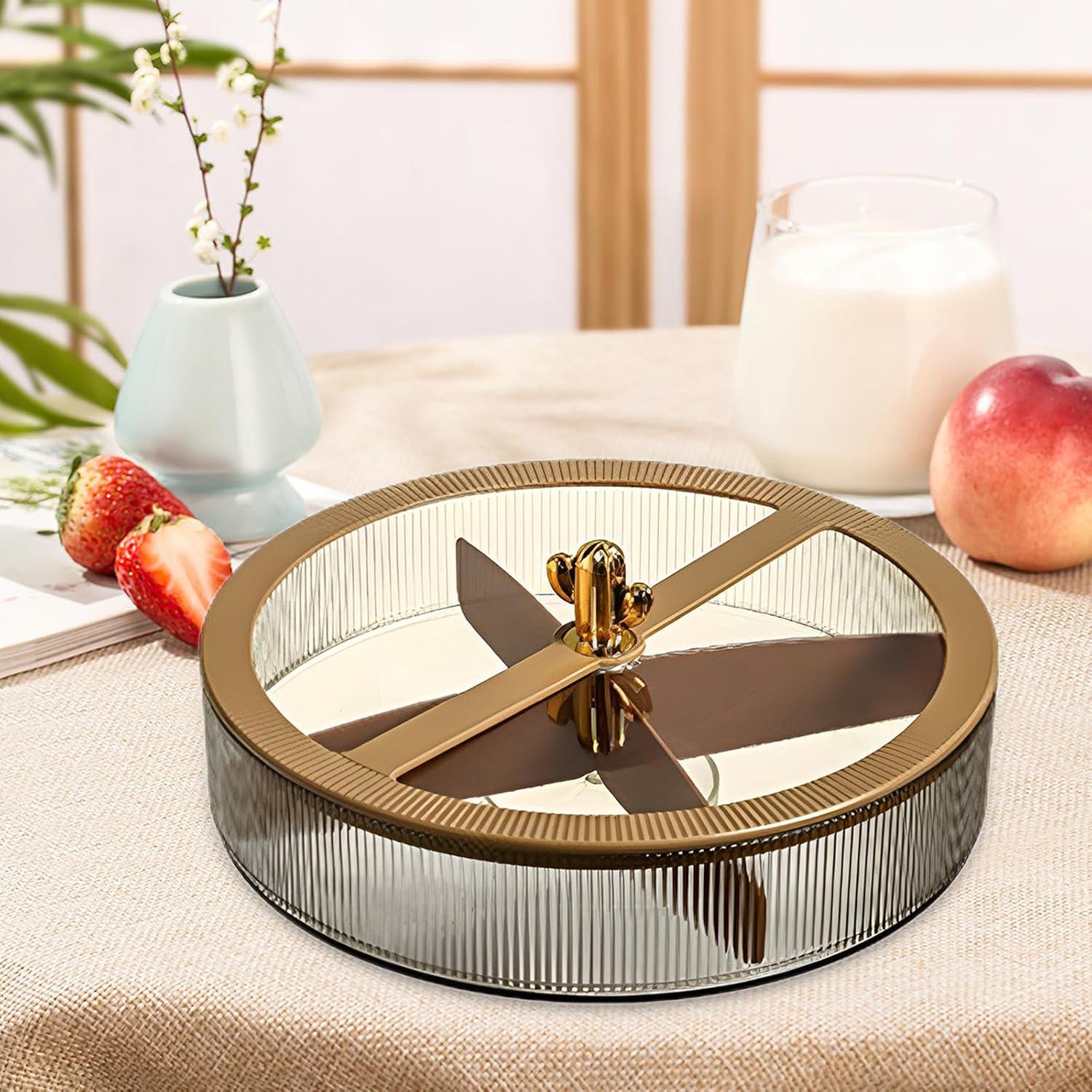 Органайзер круглий герметичний для горіхів/сухофруктів/закусок і сервірування Moolo 25,5 см з кришкою Органайзер круглий герметичний для горіхів/сухофруктів/закусок і сервірування Moolo 25,5 см з кришкою