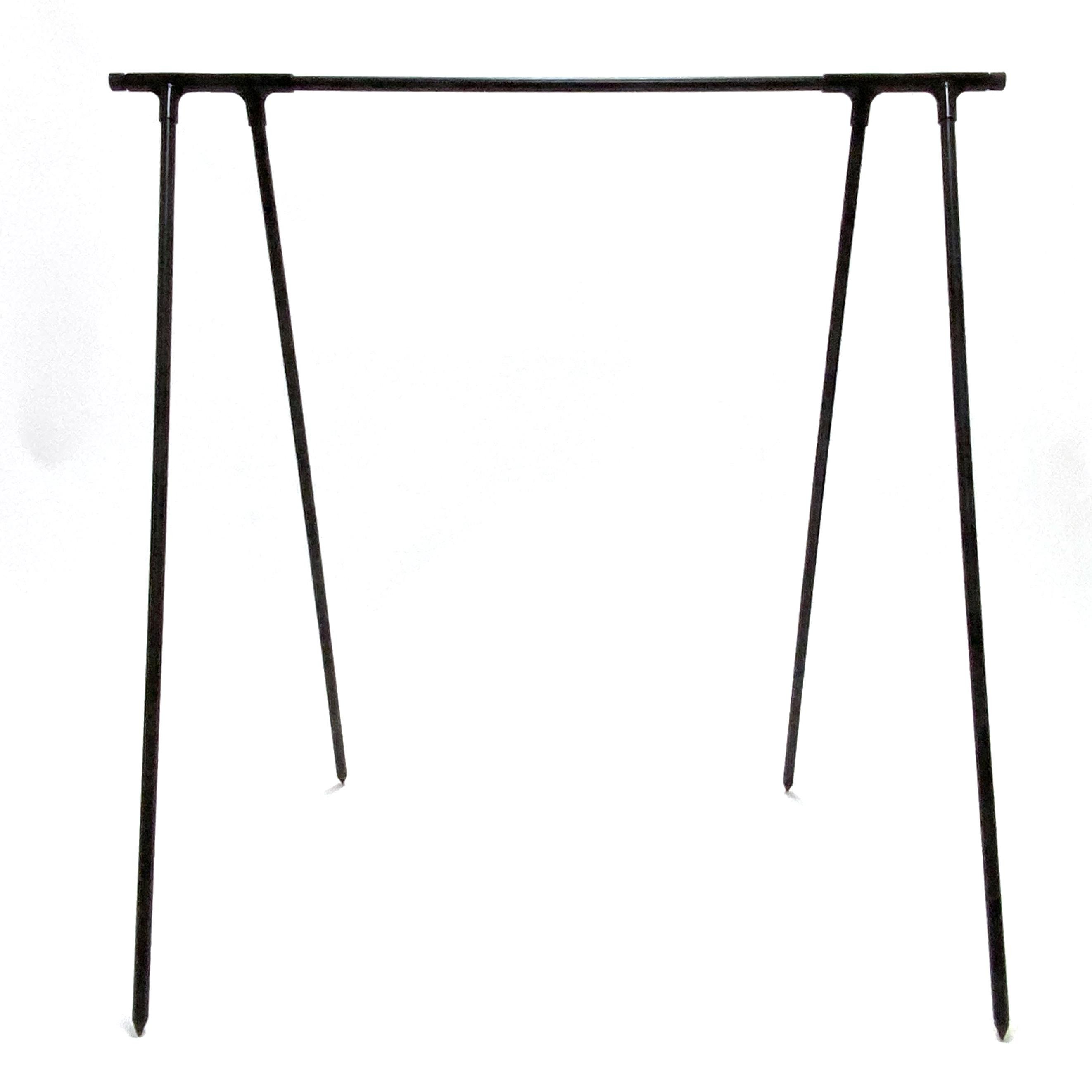 Шпалера для вьюнких рослин Chipo Lina Micro металева розкладна 1 м Чорний (Chipomicro)