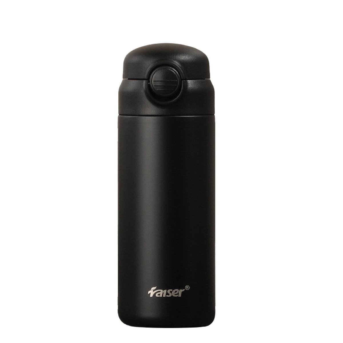 Термос Raiser с крышкой flip-top на кнопке 280 мл Черный (YLS80158B)