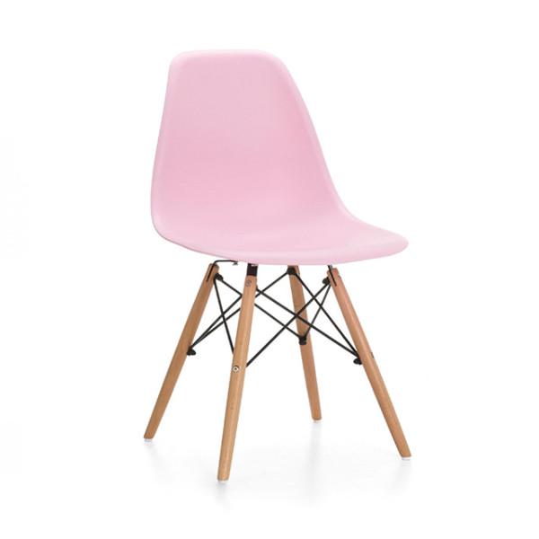 Стул на ножках Тау Вуд Розовый