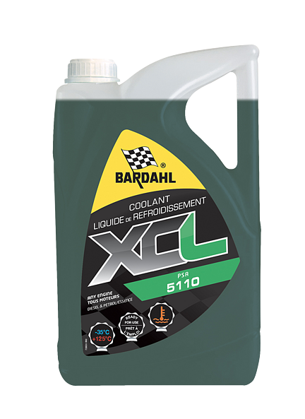 Антифриз Bardahl XCL 5110 LIQUIDE DE REFROIDISSEMENT -35 °C 5 л Зеленый (63113)