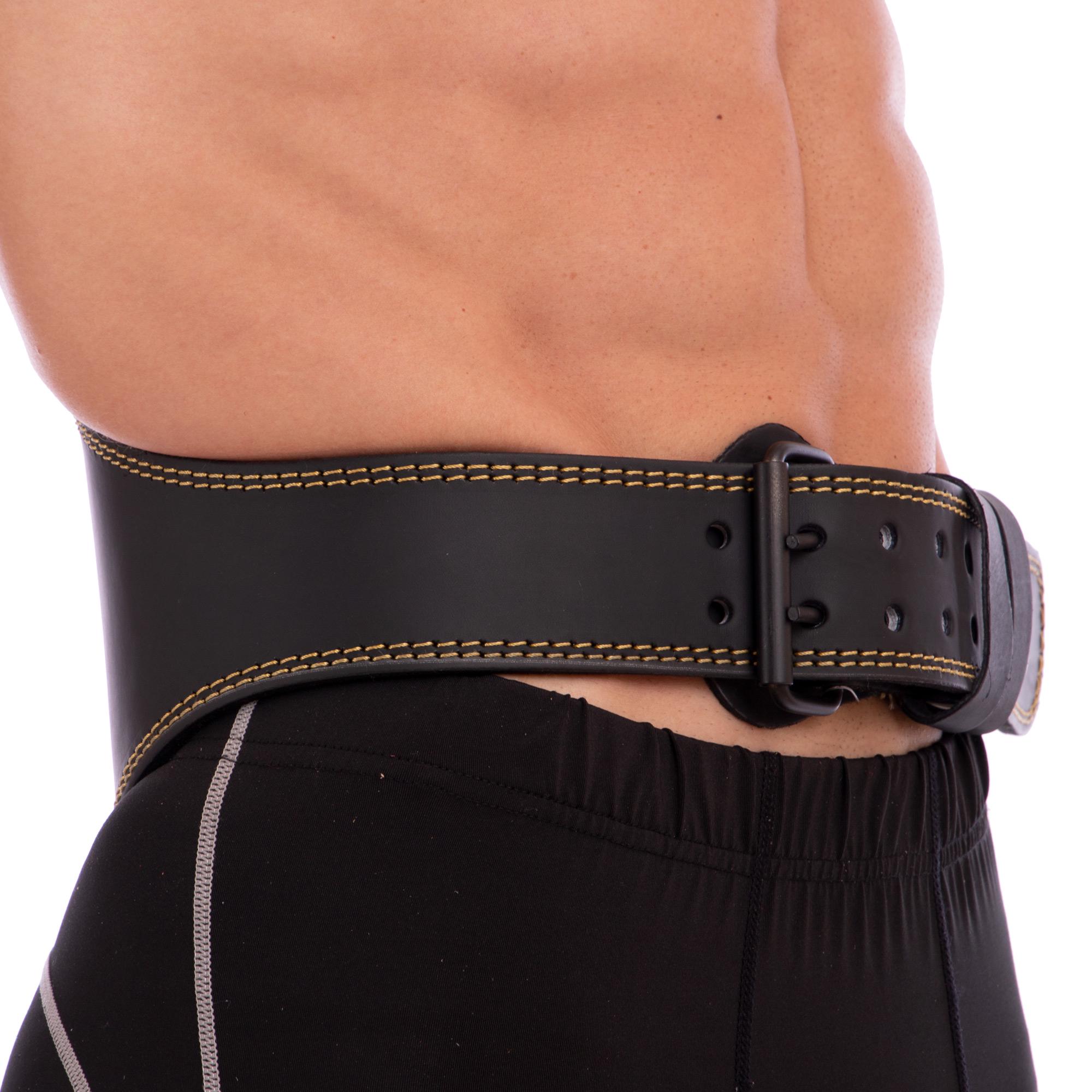 Пояс атлетический кожаный Zelart VELO VL-8178 ширина 15 см XL Черный (DR003917)