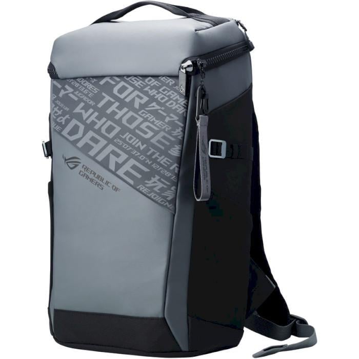 Рюкзак для ноутбука Asus ROG Ranger BP2701 Cybertext Edition 17″ полиэстер 22 л Серый (90XB06L0-BBP010)