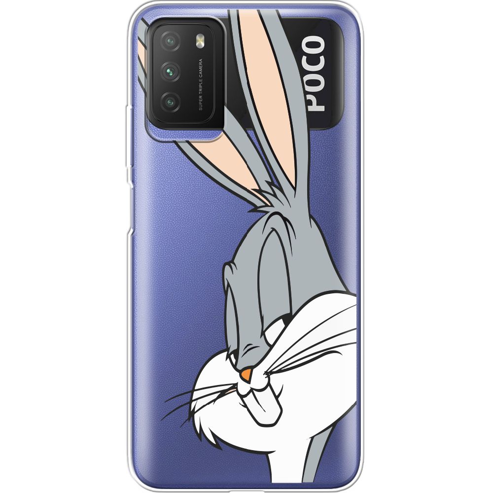 Чехол BoxFace Poco M3 Lucky Rabbit Прозрачный силикон (41586-bk81-41586)