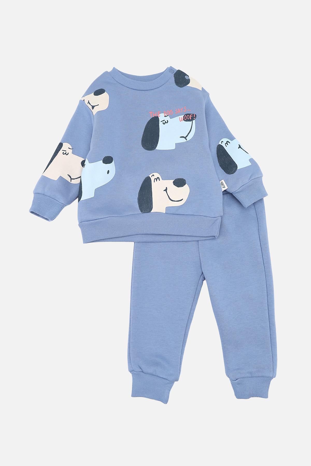 Костюм с брюками для мальчика 68 см Синий (ЦБ-00283907)