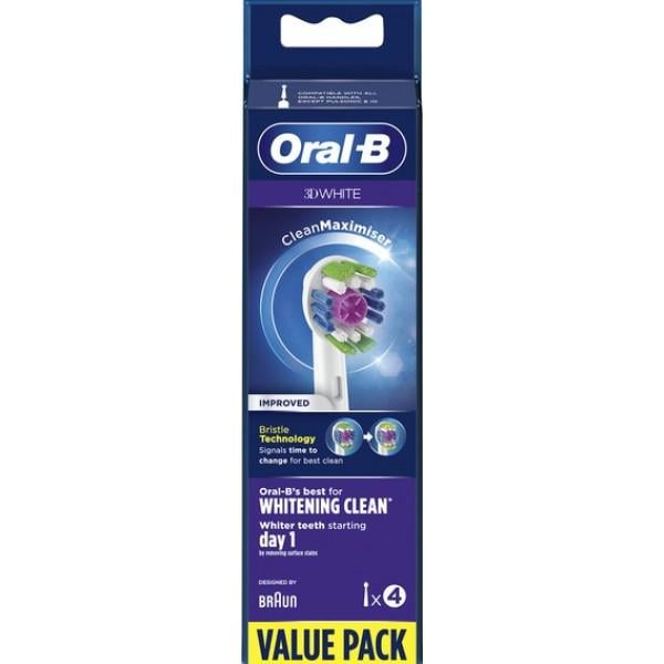 Насадки сменные для зубной щетки Oral-B Whitening Clean 4 шт. - фото 1