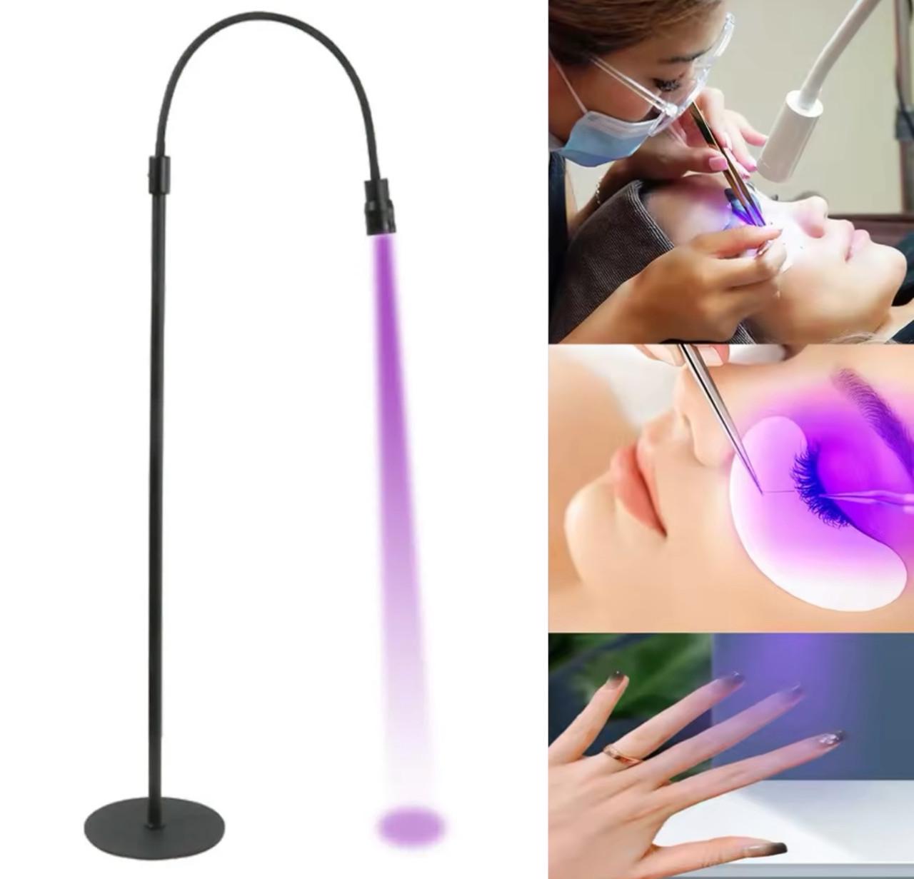 Лампа гибкая напольная UV-5 для сушки ногтей и наращивание ресниц 5 Вт Черный - фото 9 Лампа гибкая напольная UV-5 для сушки ногтей и наращивание ресниц 5 Вт Черный - фото 9