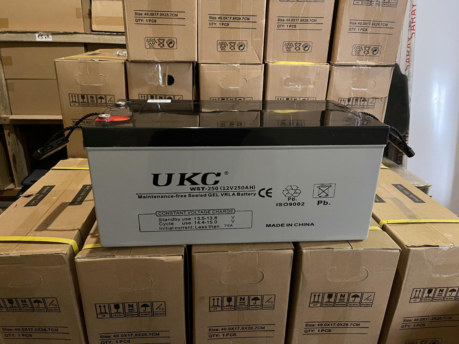 Аккумулятор гелевый UKC GEL Battery тяговой 250 Ah 12 V (11663062) - фото 6 Аккумулятор гелевый UKC GEL Battery тяговой 250 Ah 12 V (11663062) - фото 6