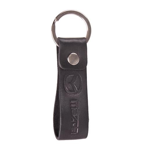 Брелок Vitol Mazda кожаный с кольцом Black (258414)