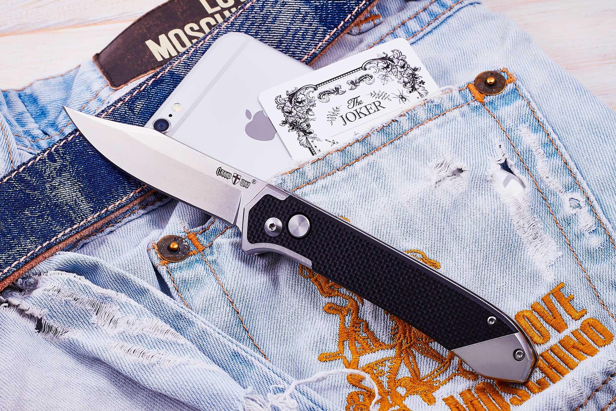 Нож охотничий выкидной Grand Way S-26 (9415384)