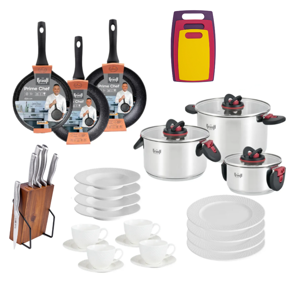 Набір посуду Krauff Кухонний максимум 30 пр. (55-333-508)