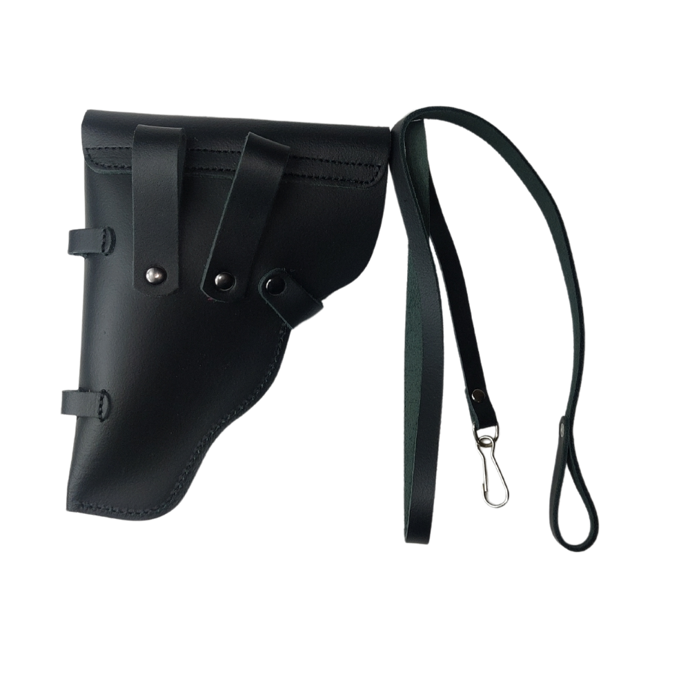 Комплект кобура для ПМ Макарова ВОЛМАС штатная поясная закрытого типа с чехлом-результатом и тренчиком Черный (5510) - фото 2 Комплект кобура для ПМ Макарова ВОЛМАС штатная поясная закрытого типа с чехлом-результатом и тренчиком Черный (5510) - фото 2