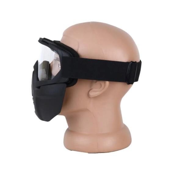 Маска для зимних видов спорта во все лицо прозрачная линза (МГ-1019-33) - фото 3 Маска для зимних видов спорта во все лицо прозрачная линза (МГ-1019-33) - фото 3