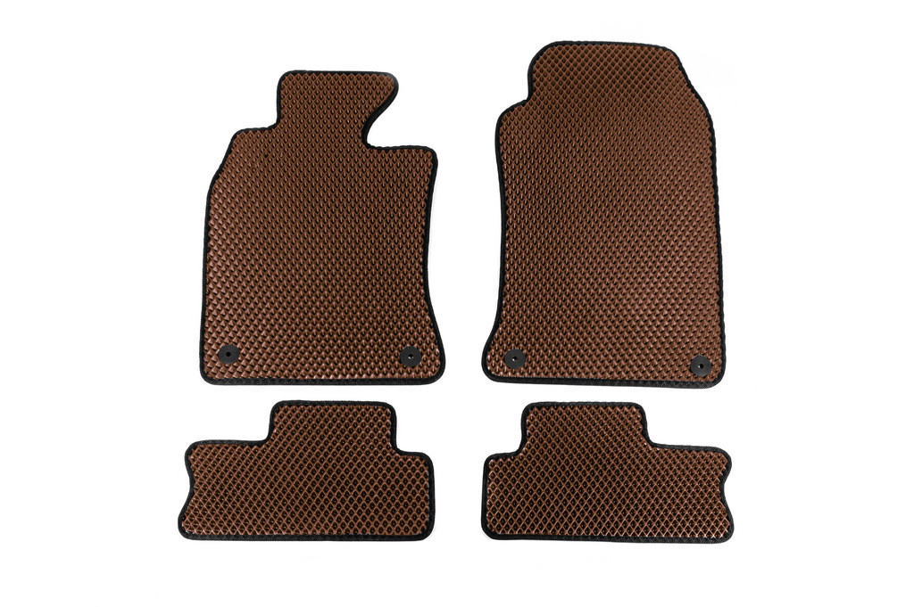 Автоковрики Digital Designs Mini Cooper Clubman R55 2007 г. 4 шт. Коричневый (2348849185)