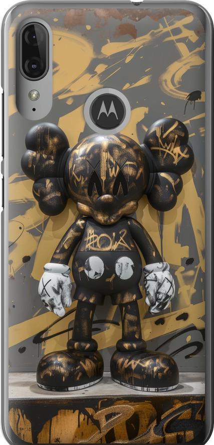 Чохол на Motorola Moto E6 Plus Bronze kaws (6097u-1780-42517)