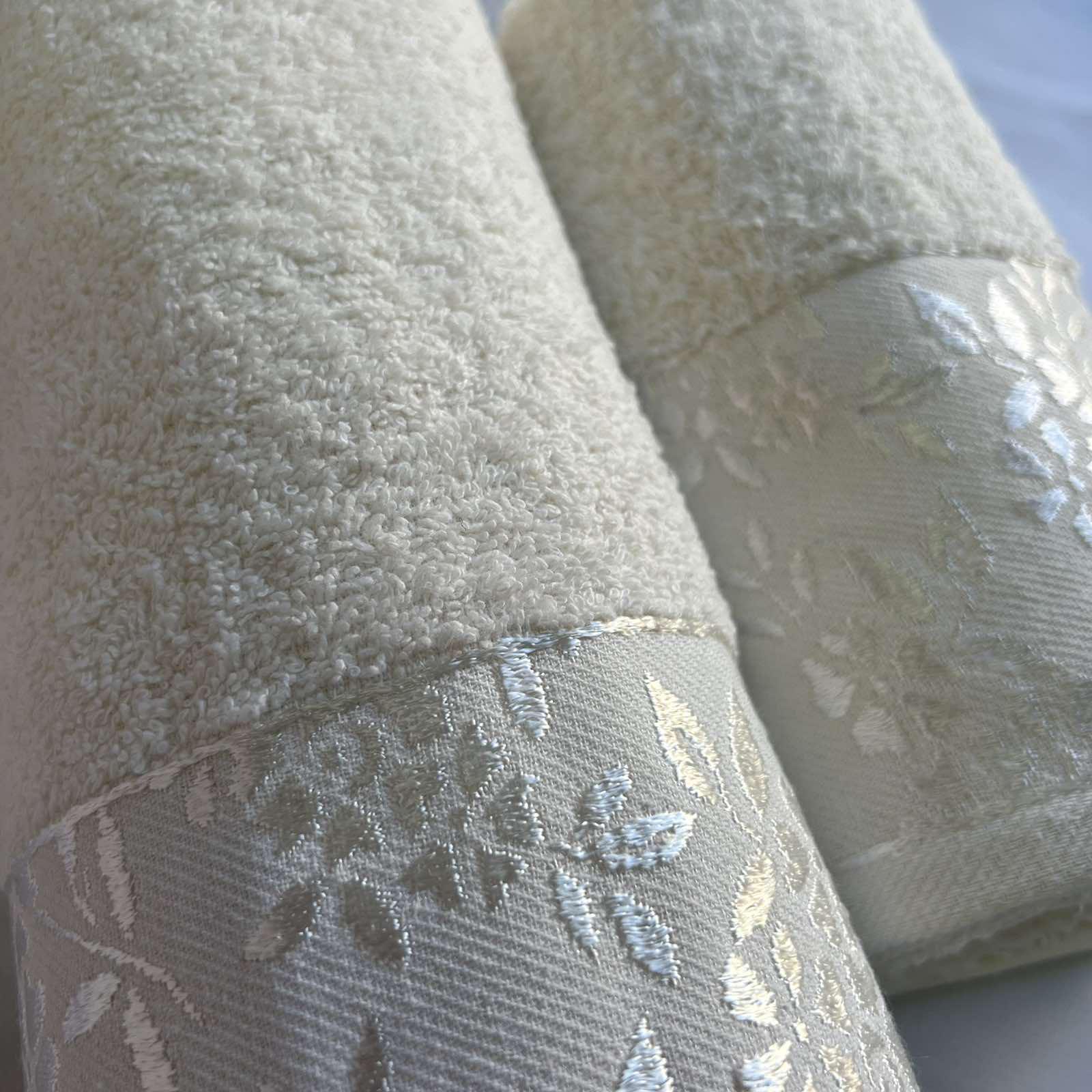 Набір рушників банне та для обличчя 70х40 см/50х90 см 2 шт. Білий (mame2v1cic1beyaz) - фото 6 Набір рушників банне та для обличчя 70х40 см/50х90 см 2 шт. Білий (mame2v1cic1beyaz) - фото 6