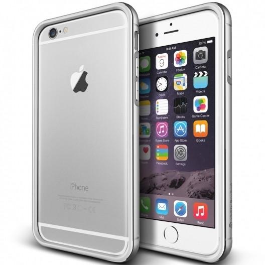 Чехол бампер Verus Iron Bumper Case for iPhone 6/6S, White/Silver