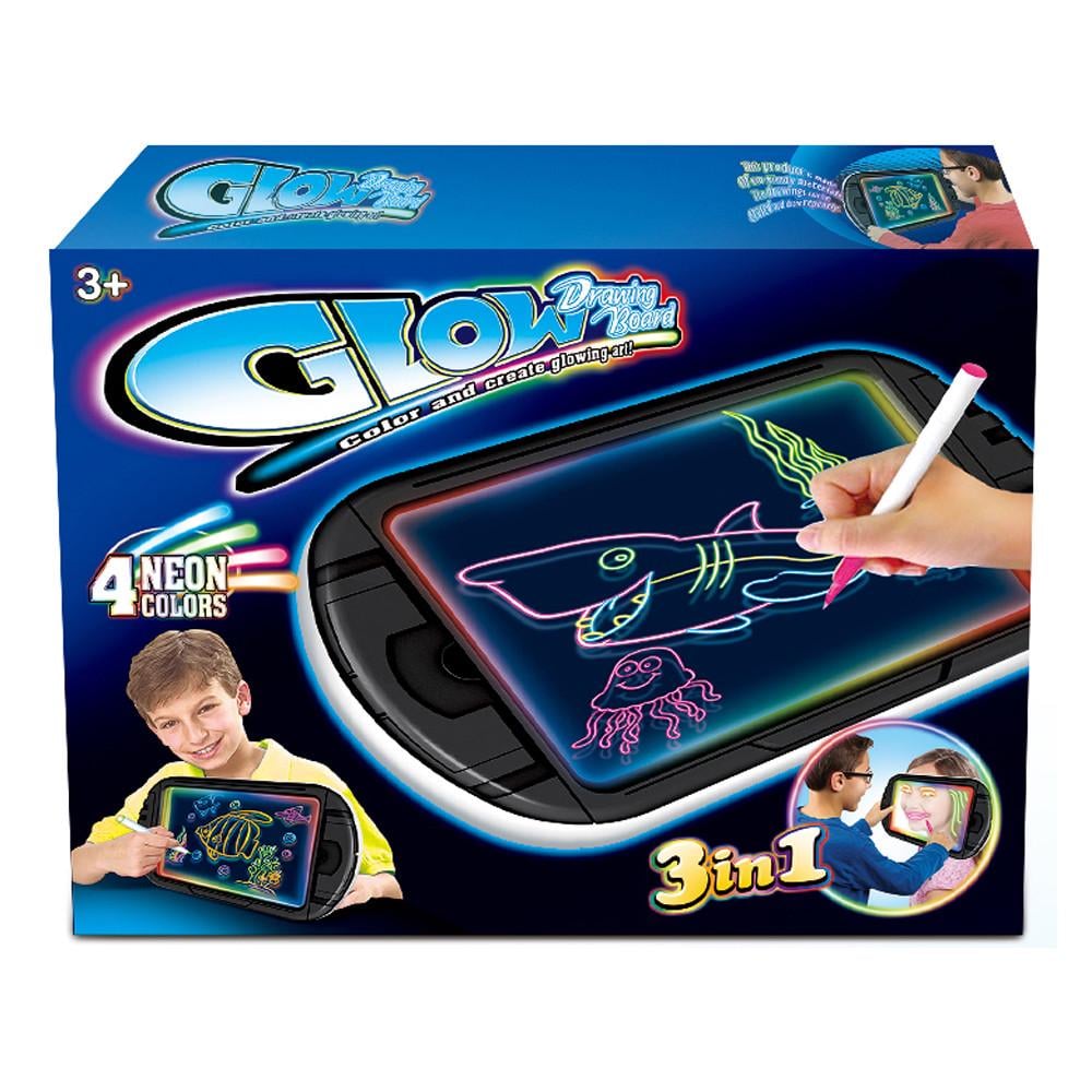 Набір для творчості YiMA TOYS Glow Drawing Board 3D дошка для малювання Морський стиль 3в1 (SUN2848)