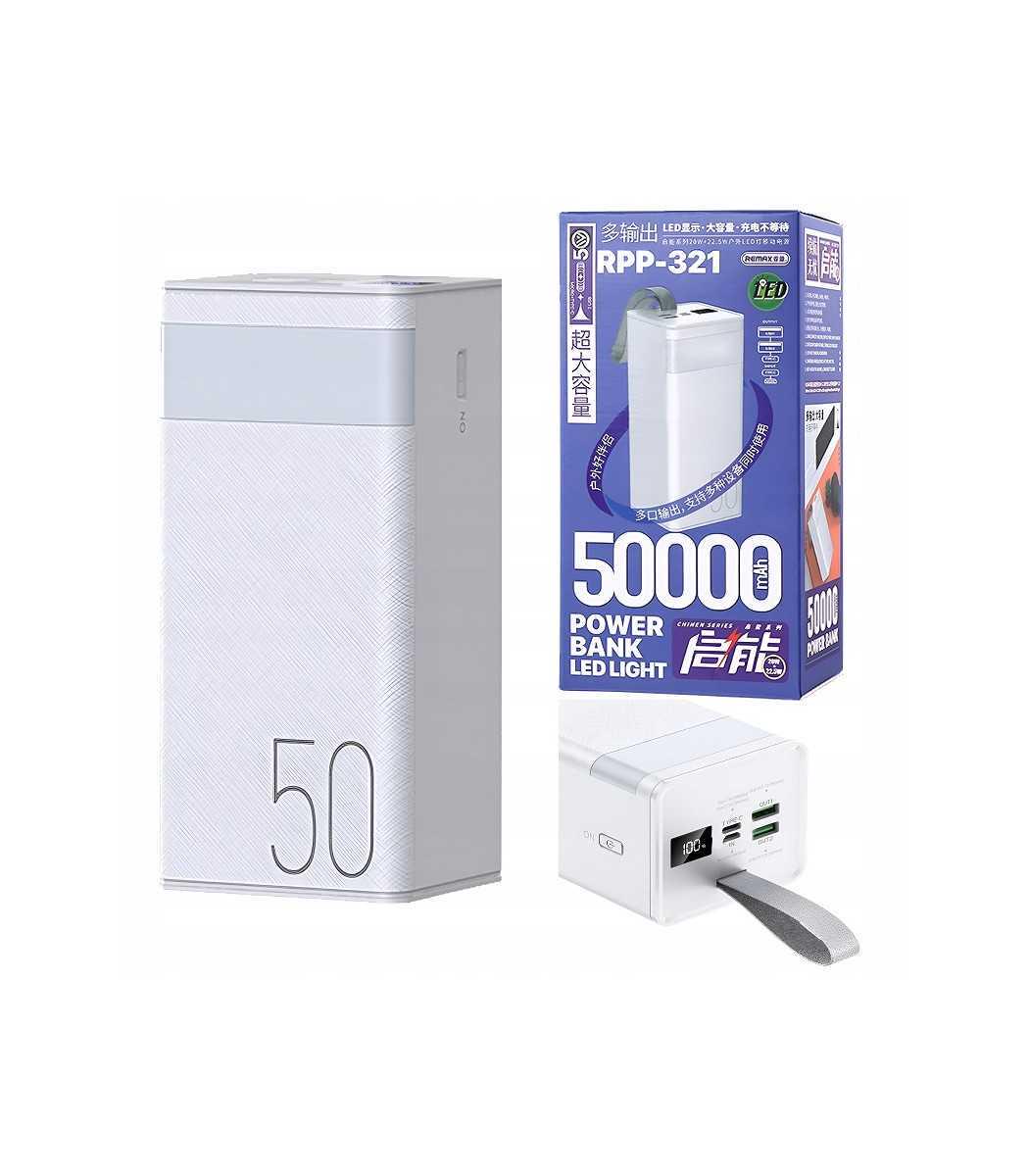 Повербанк Remax RPP-321 50000 mAh 22,5W QC 3.0/PD (13941674 - фото 5