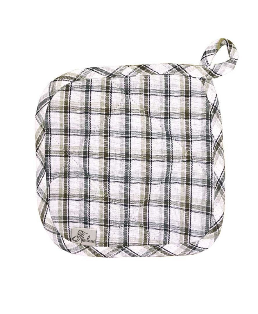 Прихватка Кантри 20х20 см Коричневая