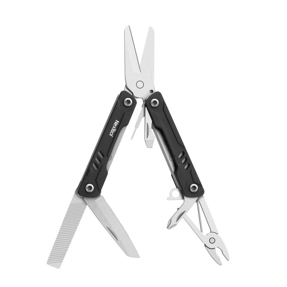 Мультитул NexTool Mini Sailor Scissors Version 6,7 см 10 функций Черный (868ef098)