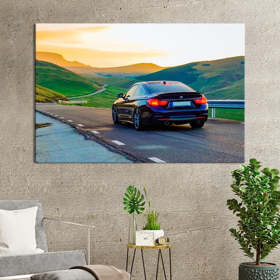 Картина Автомобиль Спортивный автомобиль BMW 4 51x34 см (A1171-1)