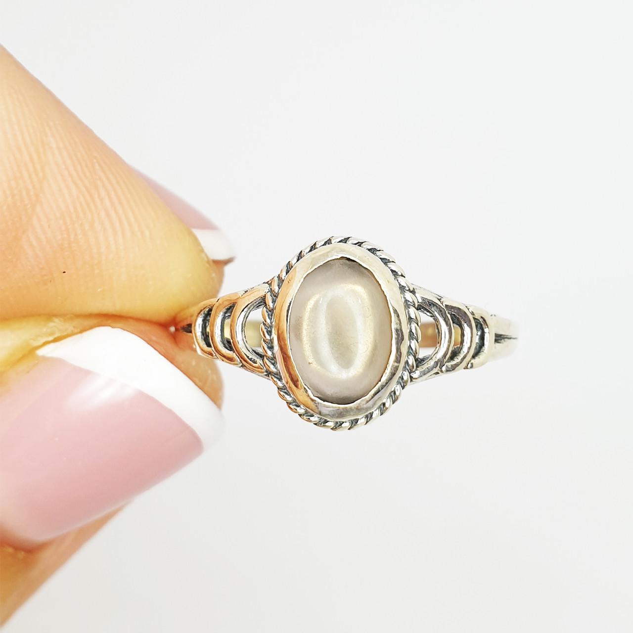 Кольцо серебряное с горным хрусталем 1,82 г р. 18,5 (1584734835)