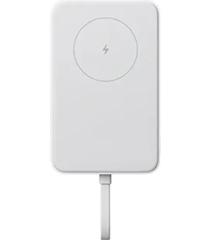 Батарея портативна Magnetic Integrated Cable BHR9822GL 10000mAh 33W White