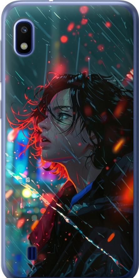 Чехол на Samsung Galaxy A10 2019 A105F Ночные огни (6096t-1671-42517)