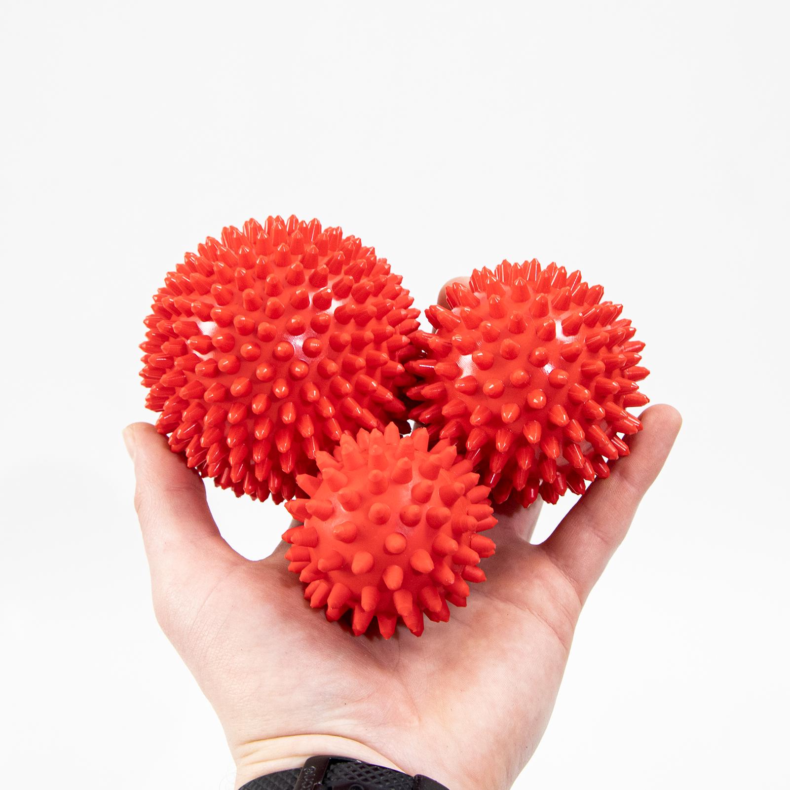 Комплект массажных мячей OSPORT Set 89 n-0119 3 шт. Красный - фото 2 Комплект массажных мячей OSPORT Set 89 n-0119 3 шт. Красный - фото 2