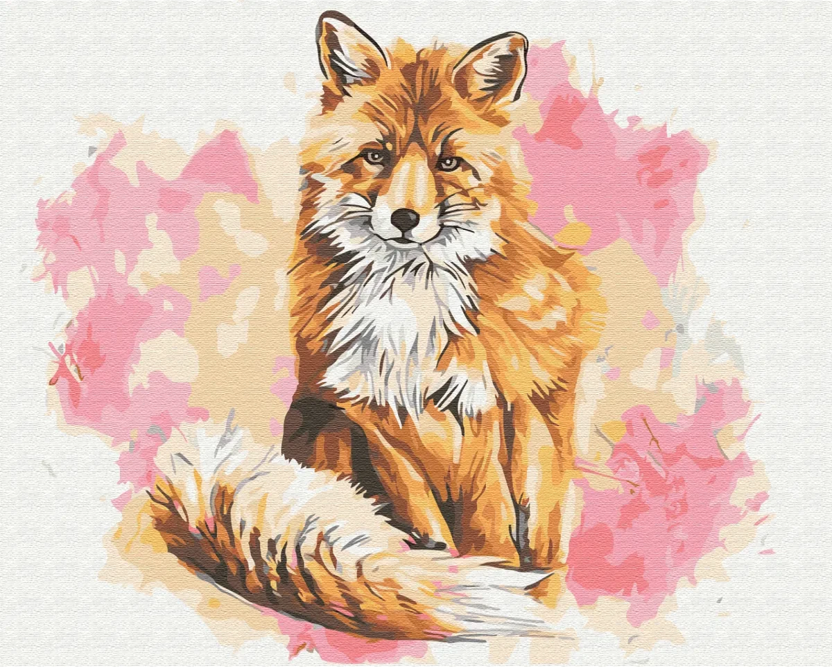 Картина за номерами Brushme Лисиця-красуня 50x60 см (3112780824)