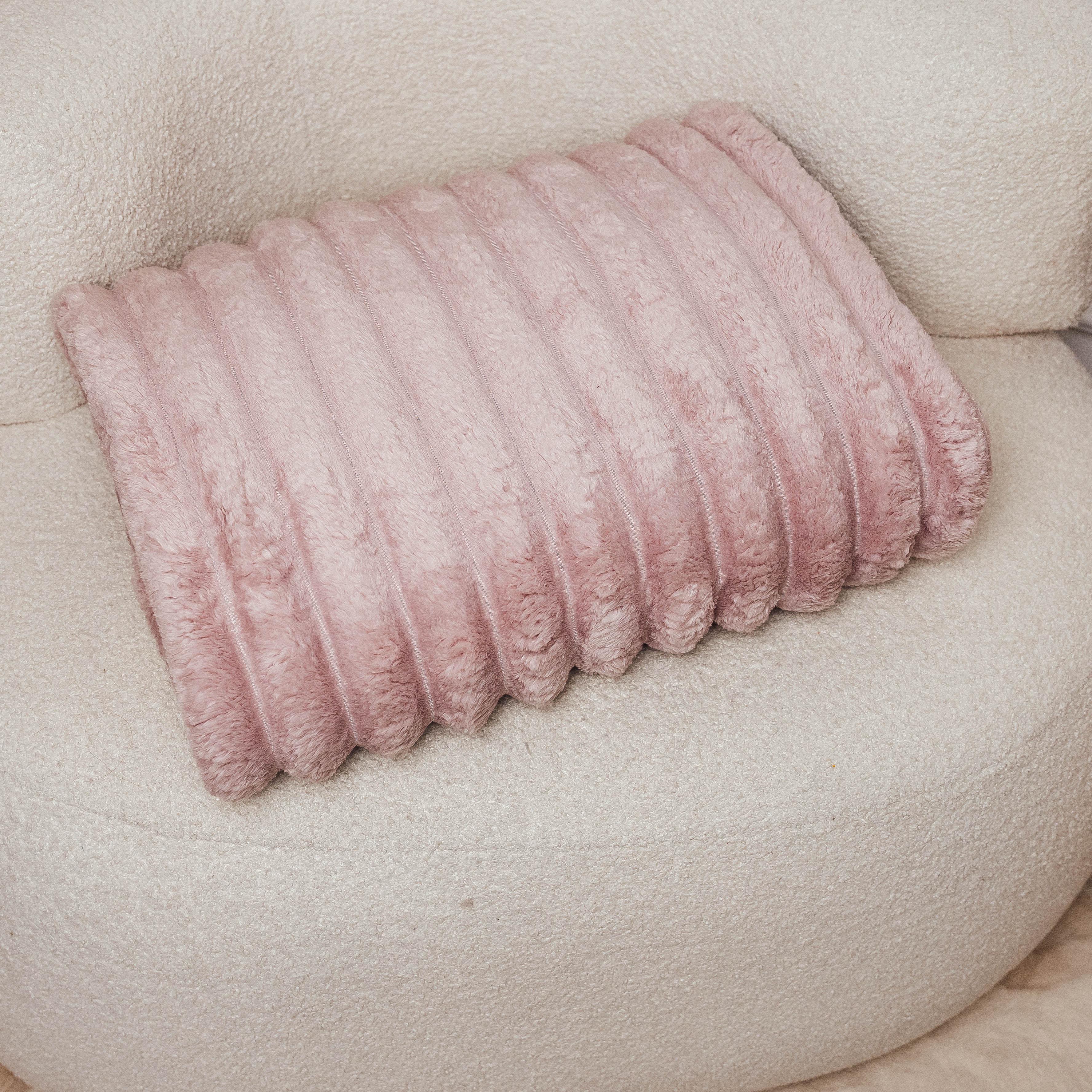 Плед шарпей двухспальный 89087 180x200 см Светло-розовый (32902590)