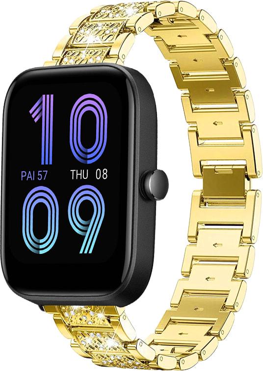 Браслет металлический Glam для Amazfit Bip 3/Pro Gold (32803-2A)