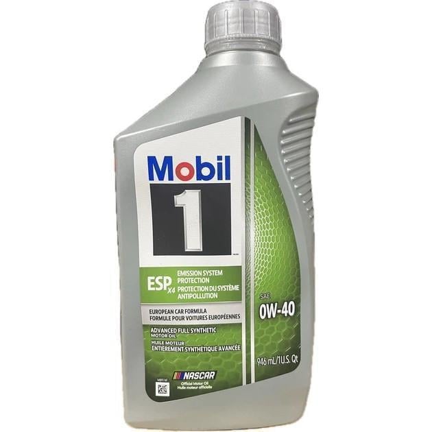 Моторное масло Mobil 1 Fully Synthetic ESP X4 0W-40 0,946 л (M8974F)