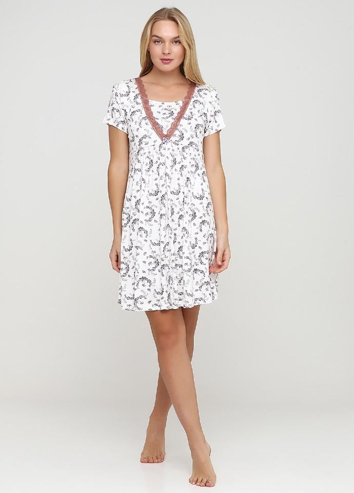 Ночная рубашка Cotpark 2XL Молочный (13330)