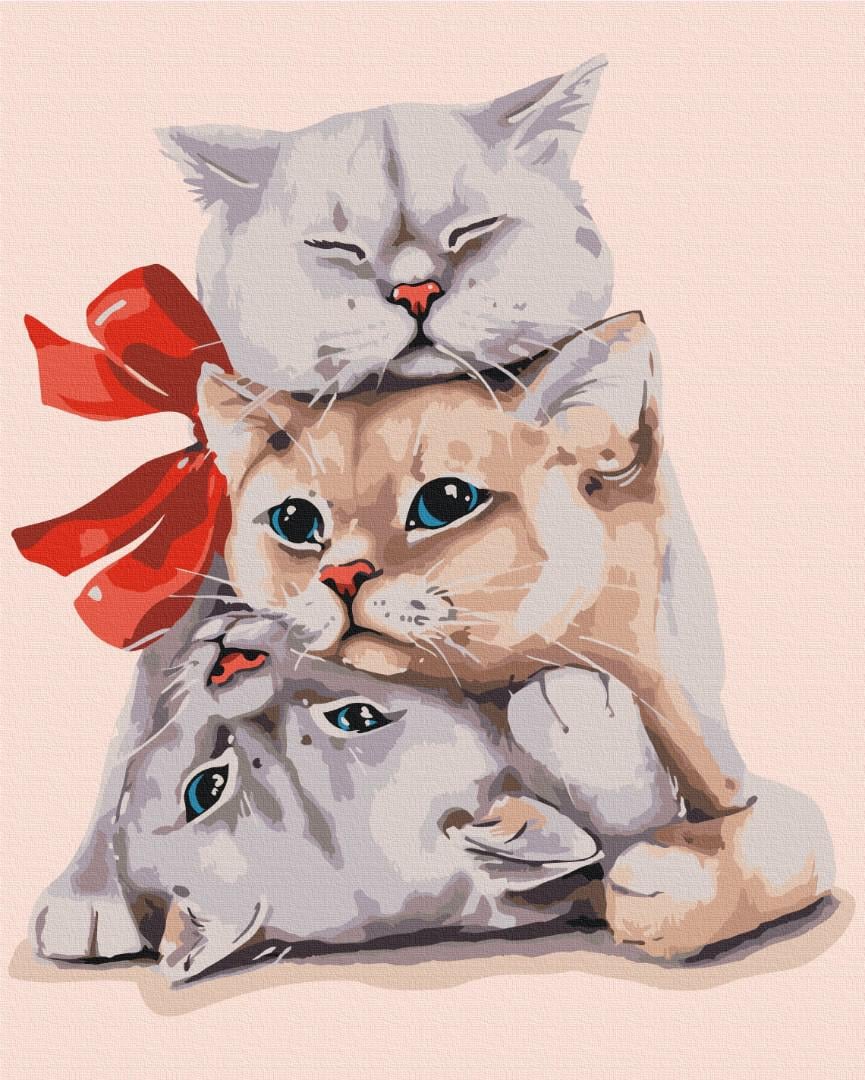 Картина по номерам Brushme Премиум Пушистые подарки 40x50 см (PBS52896) Картина по номерам Brushme Премиум Пушистые подарки 40x50 см (PBS52896)